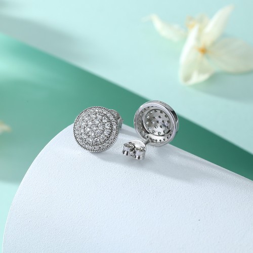 Moissanit Ohrringe in 925 Silber