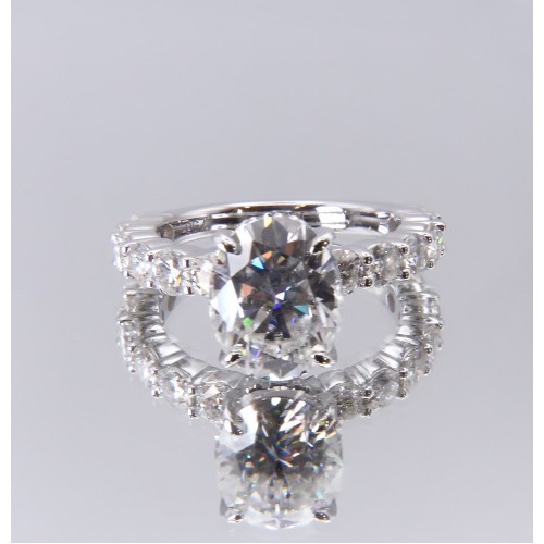 Moissanit Ringe in 925 Silber