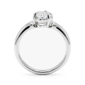 Elysia - Trillion Solitär Moissanit Ring