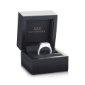Amora - Heart Solitaire Moissanite Ring