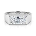 Amora - Heart Solitaire Moissanite Ring