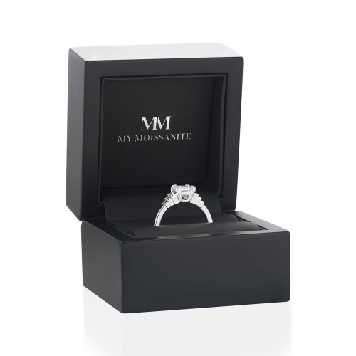 Moissanit Ringe in Platin