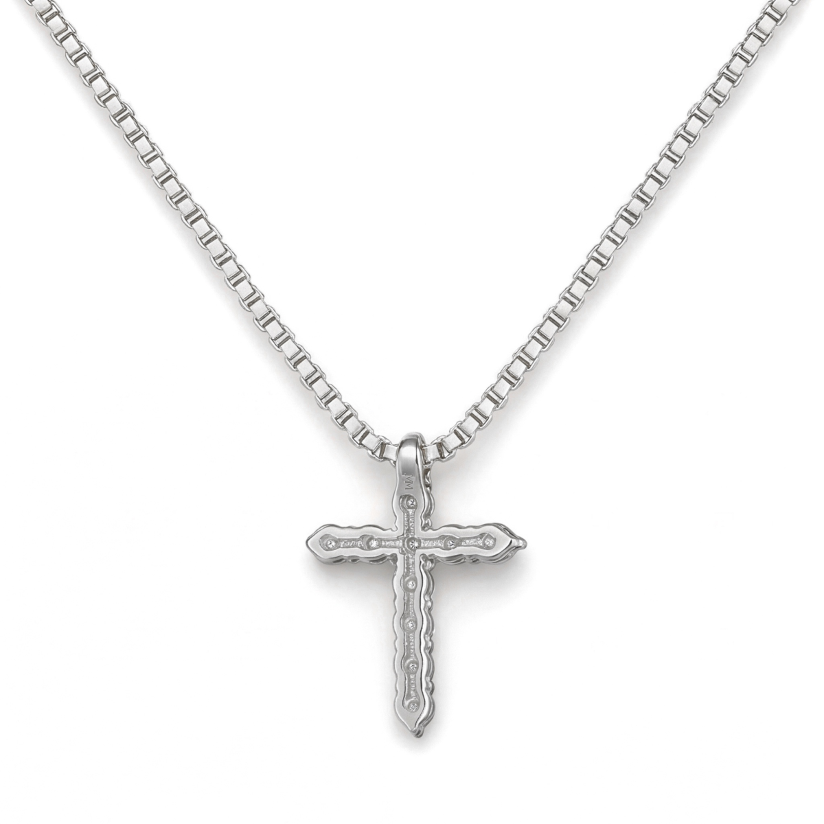 Göttlichkeit - Moissanit-Kreuz-Anhänger