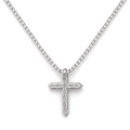 Göttlichkeit - Moissanit-Kreuz-Anhänger
