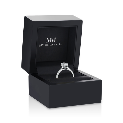 Moissanit Ringe in Platin