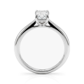 Elysium - Smaragdschliff Solitär Moissanit Ring