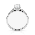 Ätherische Eleganz Set - Ovaline & Serenella Moissanite Braut Set mit Marquise Akzente