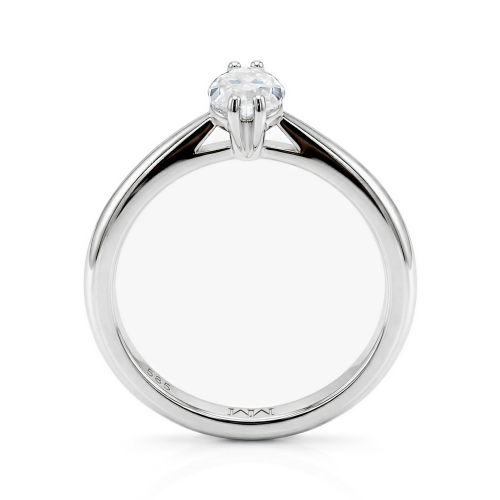 Liana - Marquise-Schliff Moissanit Solitärring