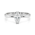 Liana - Marquise Solitär Moissanit Ring