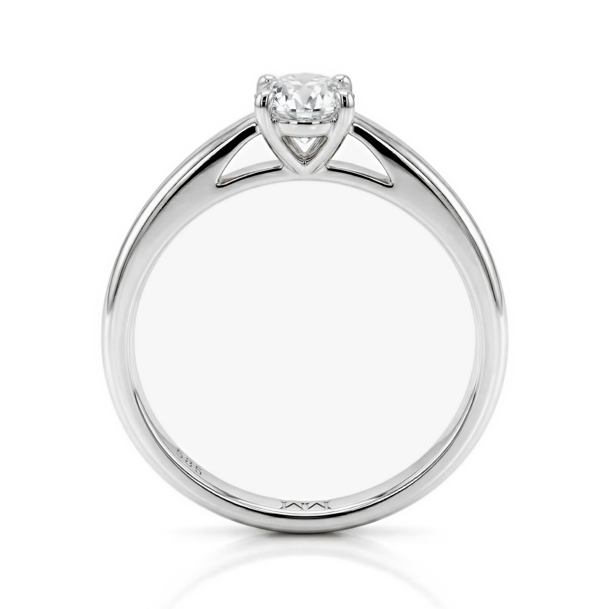 Eloise - Ovalschliff Solitär Moissanit Ring