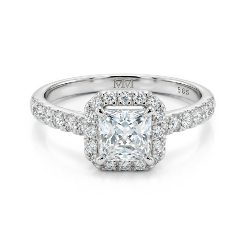 Moissanit Ringe in 925 Silber