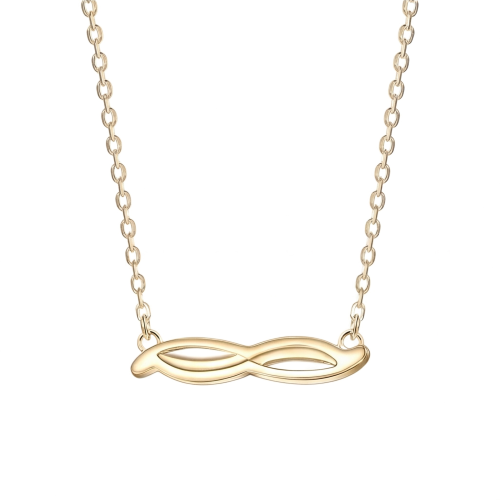 Gold-Moissanit-Halsketten
