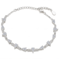 Perlette - Tropfen Geschliffenes Moissanit Armband mit Eleganter Symmetrie