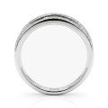 Estrella – Moissanit-Ring mit Cross-Over Linie