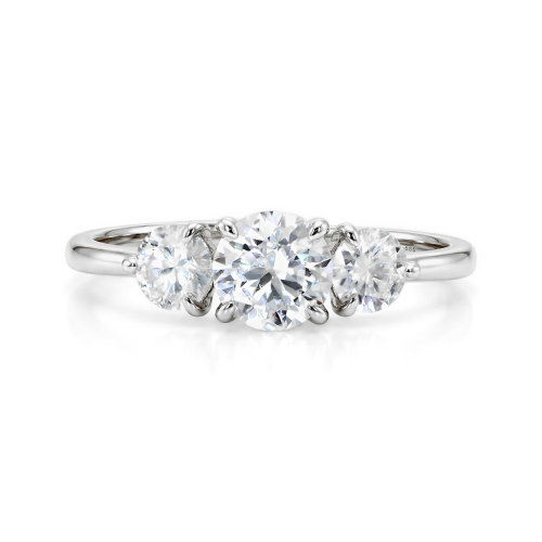 Aventine - Dreifacher Moissanit Ring