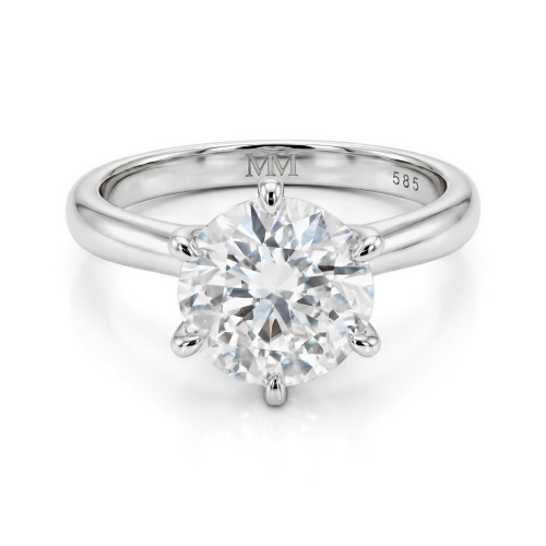 Moissanit Ringe in Platin