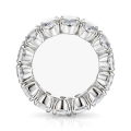 Daphne - Ovaler Moissanit Voll-Eternity Ring