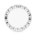 Orbella - Bezel-Set Moissanit Eternity Ring