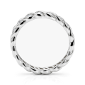 Celestine - Verzwungener Moissanite Eternity Ring in Zargenfassung