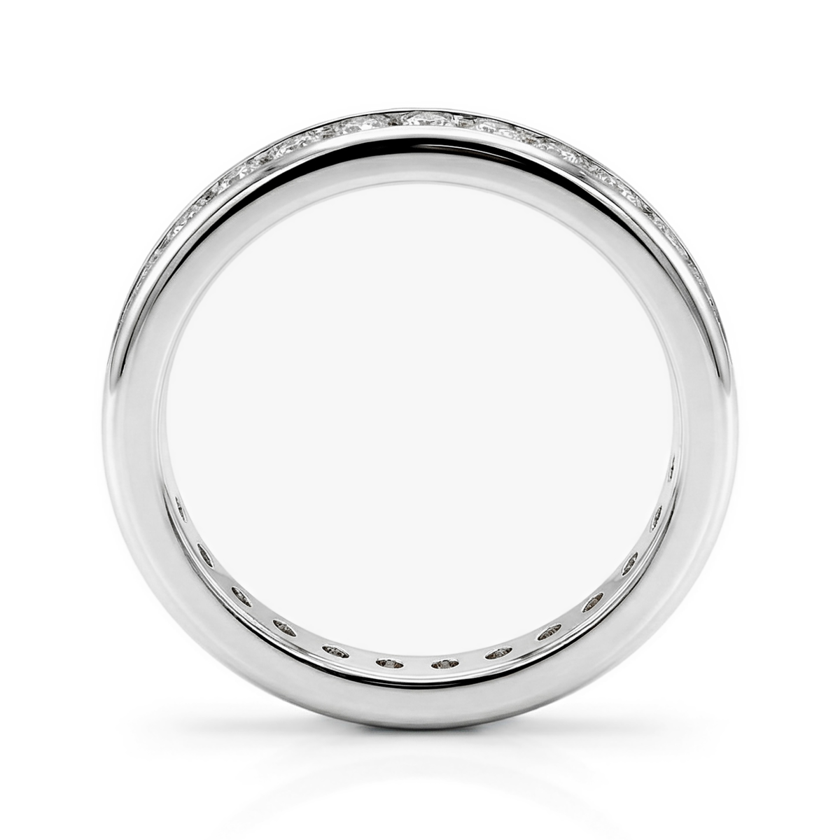 Zenora - Moissanit Eternity Ring Mit Kanalfassung