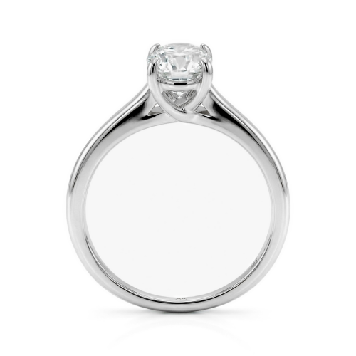 Grace – Ovalschliff-Moissanit Split-Shank Ring