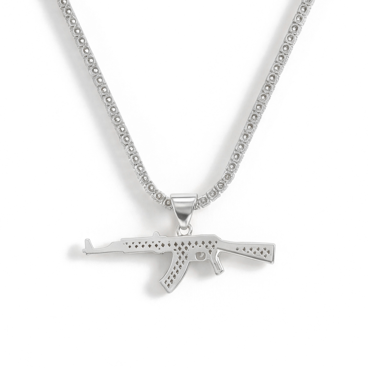 Valor - AK-47 Moissanite Pendant