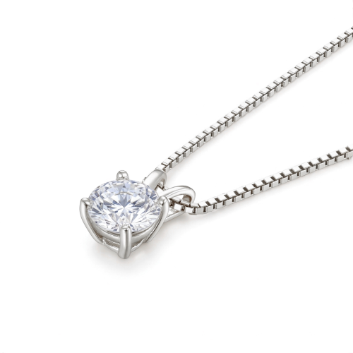 Terra - Solitaire Moissanite Anhänger (ohne Kette)