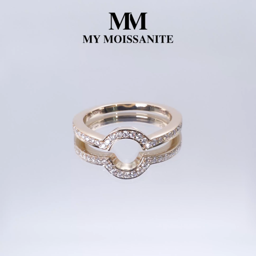 Moissanit Ringe in 925 Silber