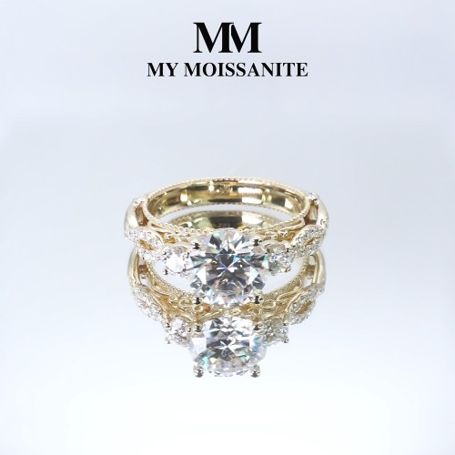 Moissanit Ringe in Platin