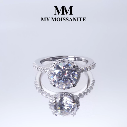 Moissanit Ringe in Platin