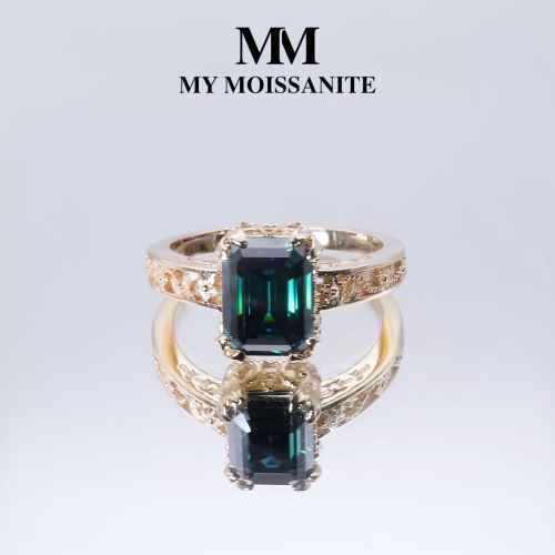 Moissanit Ringe in 925 Silber
