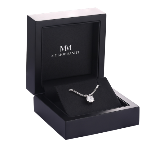 Terra - Solitaire Moissanite Anhänger (ohne Kette)