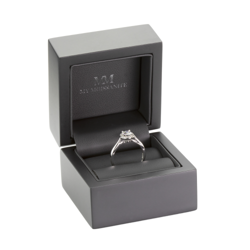 Moissanit Ringe in 925 Silber