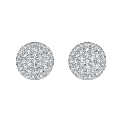 Moissanit Ohrringe in 925 Silber
