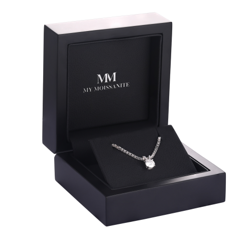 Terra - Solitaire Moissanite Anhänger (ohne Kette)
