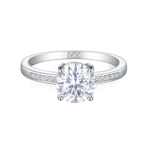 Moissanit Ringe in Platin