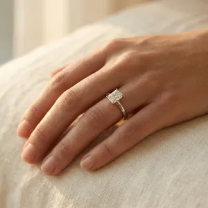 Einstellbare Moissanit-Ringe