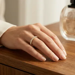 Moissanit Ewigkeitsringe