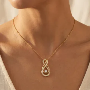 Gold-Moissanit-Anhänger