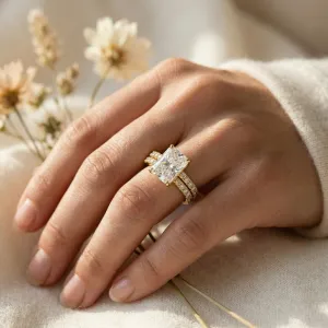 Moissanit-Trauringsets