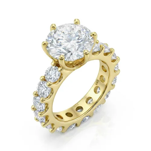 Solstice - Grand Eternity Moissanit Verlobungsring