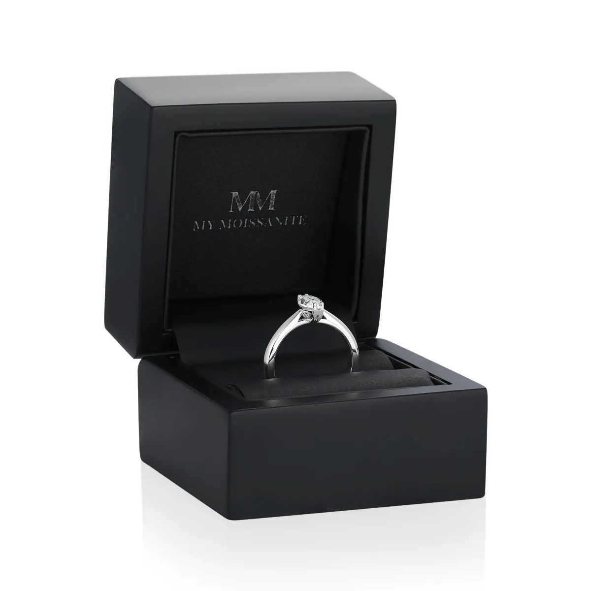 Liana - Marquise Solitär Moissanit Ring