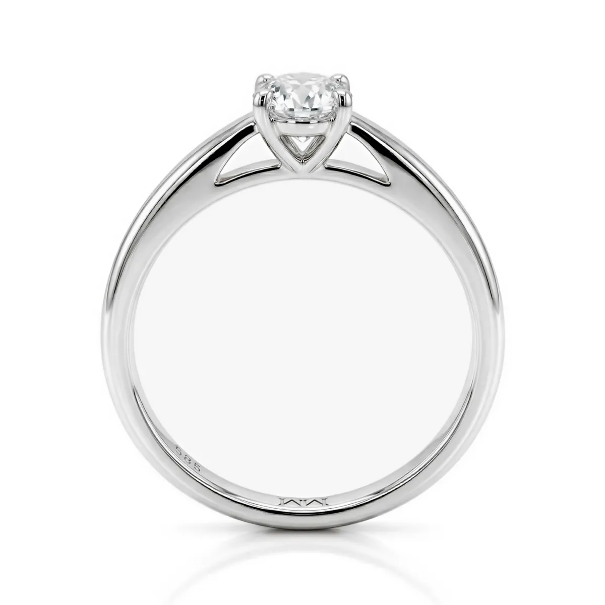 Eloise - Ovalschliff Solitär Moissanit Ring