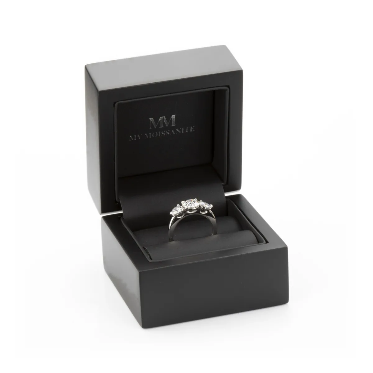 Aventine - Dreifacher Moissanit Ring