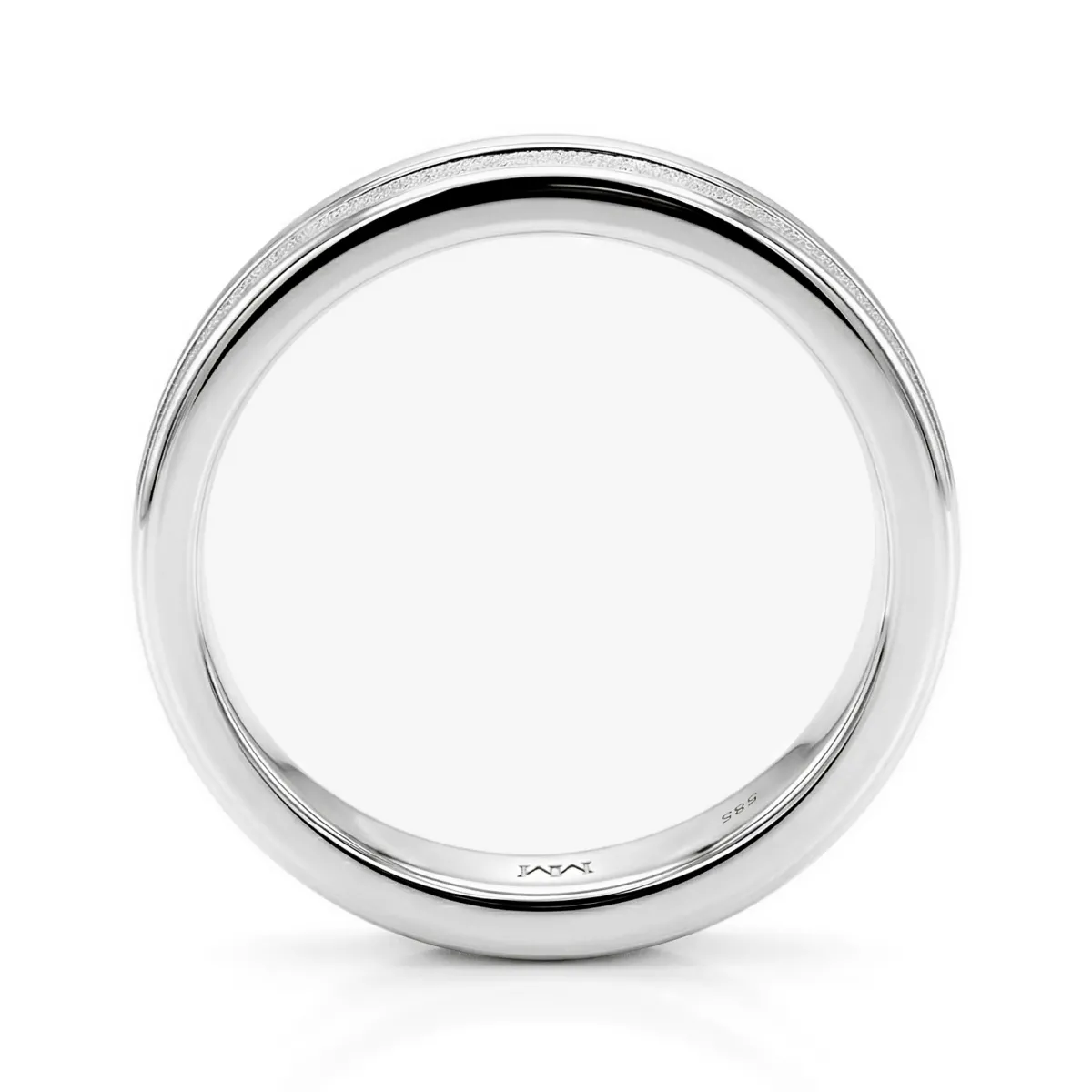 Fortis - Gebürsteter Und Polierter Stilvoller Men Ring