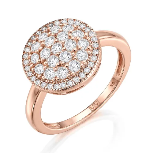 Cirilla - Moissanit Pavé Cluster Ring