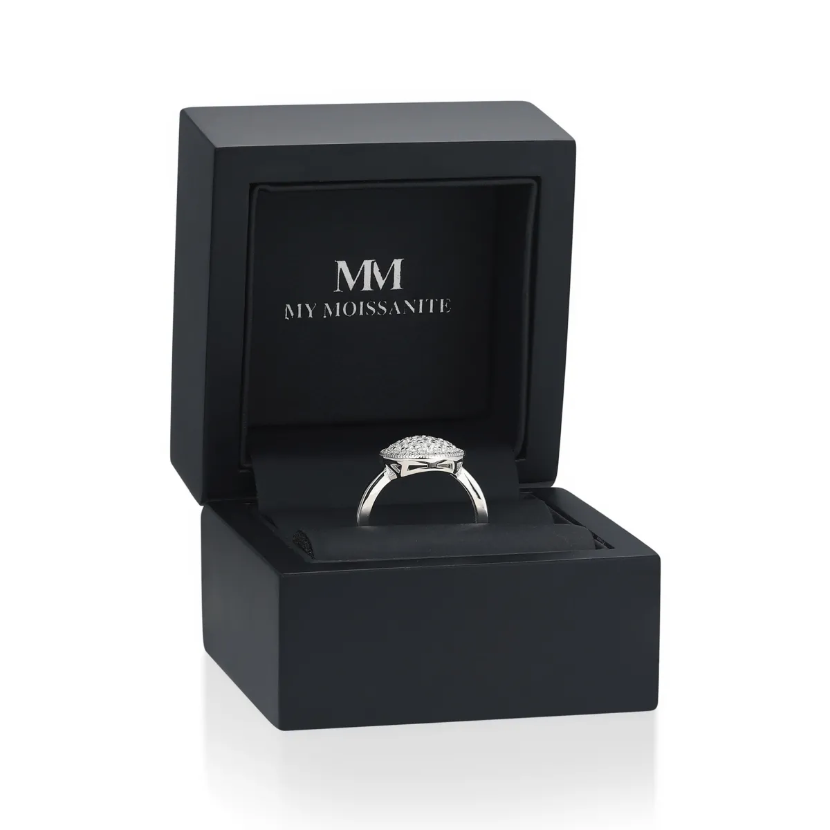 Cirilla - Moissanit Pavé Cluster Ring