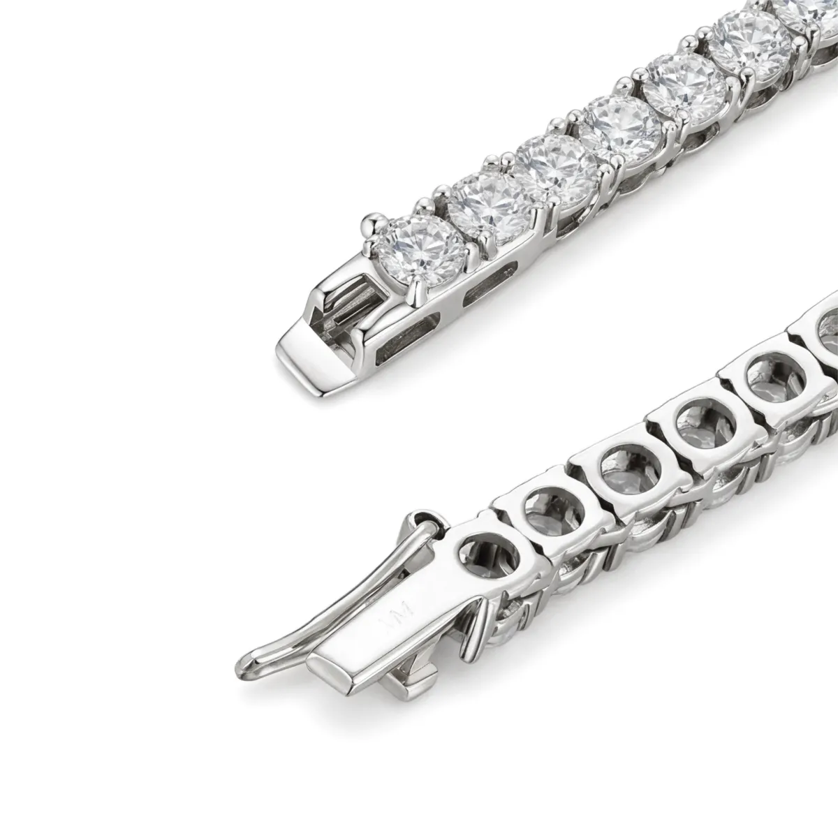Lumina - Moissanit Tennis Kette Halskette