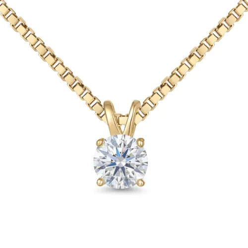 Terra - Solitaire Moissanite Anhänger (ohne Kette)