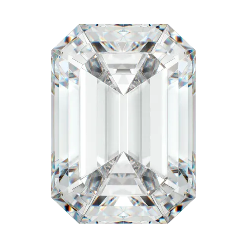 Lose Moissanit Steine - Smaragdschliff